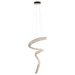 PAKABINAMAS LED ŠVIESTUVAS CHARME 60W AUKSO SPALVOS | CRYSTAL kaina