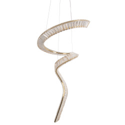 PAKABINAMAS LED ŠVIESTUVAS CHARME 60W AUKSO SPALVOS | CRYSTAL