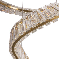 PAKABINAMAS LED ŠVIESTUVAS CHARME 60W AUKSO SPALVOS | CRYSTAL internetu
