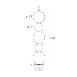 PASTATOMAS LED ŠVIESTUVAS TAMA 25W BALTAS | JUODAS internetu