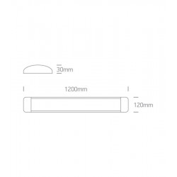 LUBINIS LED ŠVIESTUVAS LINEAR L120 35W 4000K kaina