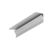 LED PROFILIS CABI12 D1E KAMPINIS, 1M, ANODUOTAS ALIUMINIS