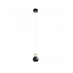 Pakabinamas LED šviestuvas AOBA 8W JUODAS internetu