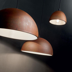 Pakabinamas šviestuvas FOLK SP1 D40 CORTEN kaina