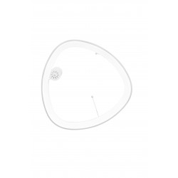 Pakabinamas LED dimeriuojamas šviestuvas DELTA 38W 3000K TRIAC BALTAS pigiau