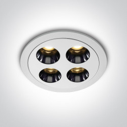 ĮLEIDŽIAMAS LED ŠVIESTUVAS 10110H/W/W 10W BALTAS