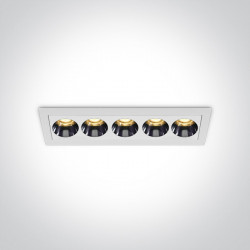 ĮLEIDŽIAMAS LED ŠVIESTUVAS 50012H/W/W 12W BALTAS