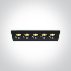 ĮLEIDŽIAMAS LED ŠVIESTUVAS 50012H/B/W 12W JUODAS