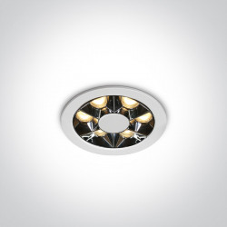 ĮLEIDŽIAMAS LED ŠVIESTUVAS 10106X/W/W 6W BALTAS