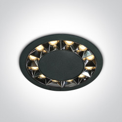 ĮLEIDŽIAMAS LED ŠVIESTUVAS 10120X/B/W 20W JUODAS
