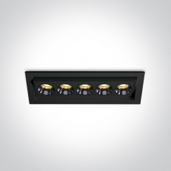 ĮLEIDŽIAMAS LED ŠVIESTUVAS 51012H/B/W 12W JUODAS