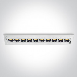 ĮLEIDŽIAMAS LED ŠVIESTUVAS 51024H/W/W 24W BALTAS