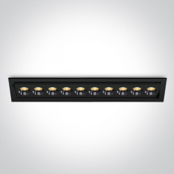 ĮLEIDŽIAMAS LED ŠVIESTUVAS 51024H/B/W 24W JUODAS