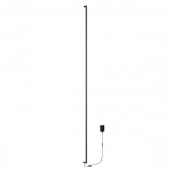Sieninis LED šviestuvas STICK 36W JUODAS step dim