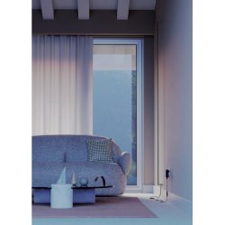 Sieninis LED šviestuvas STICK 36W ŽALVARIO SPALVOS step dim