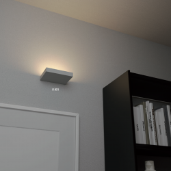 Sieninis LED šviestuvas LAMINA 15W JUODAS kaina