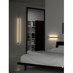 Sieninis LED šviestuvas PLOT 13W L41,8 JUODAS kaina