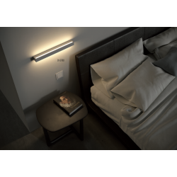 Sieninis LED šviestuvas PLOT 21W L61,8 BALTAS kaina