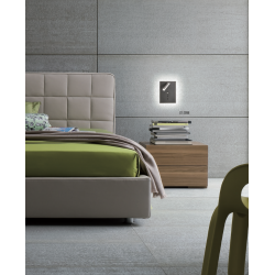 Sieninis LED šviestuvas ZEN 19W BALTAS su USB kaina
