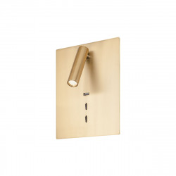 Sieninis LED šviestuvas ZEN 19W BRONZOS SPALVOS su USB pigiau