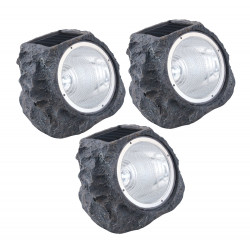 SAULĖS BATERIJŲ PASTATOMAS LED ŠVIESTUVAS STAZZONE, 3 VNT