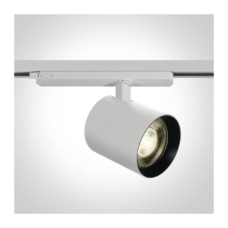 LED ŠVIESTUVAS 3PH SISTEMAI ONE LIGHT 65660BTT/W/C 35W 4000K WHITE TRIAC