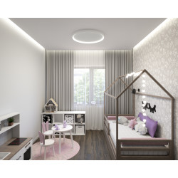 Lubinis LED šviestuvas OMEGA D78 60W 3000K BALTAS kaina