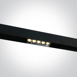 MAGNETINĖS SISTEMOS LED ŠVIESTUVAS 42102A/B/W 12W 3000K JUODAS