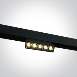 MAGNETINĖS SISTEMOS LED ŠVIESTUVAS 42106A/B/W 12W 3000K JUODAS