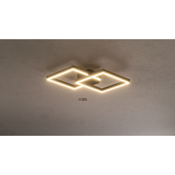 Lubinis | sieninis LED šviestuvas FEBE 62W 4000K AUKSO SPALVOS pigiau