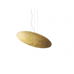 PAKABINAMAS LED ŠVIESTUVAS GONG 43W D60 AUKSO SPALVOS LEAF DALI | PUSH DIM
