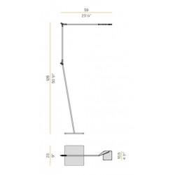 PASTATOMAS LED ŠVIESTUVAS JACKIE 10W BALTAS 5 STEP DIM skubiai
