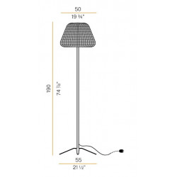 PASTATOMAS ŠVIESTUVAS RALPH H190 RUDAS kaina