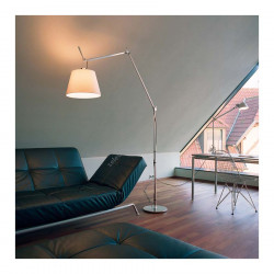 PASTATOMAS ŠVIESTUVAS TOLOMEO MAXI ALIUMINIUM | BALTAS DIMMABLE internetu