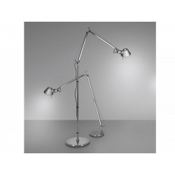 PASTATOMAS ŠVIESTUVAS TOLOMEO FLOOR METAL PILKAS | BODY pigiau