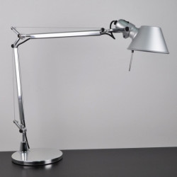 STALINIS ŠVIESTUVAS TOLOMEO TABLE METAL PILKAS | BODY kaina