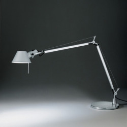 STALINIS ŠVIESTUVAS TOLOMEO TABLE METAL PILKAS | BODY pigiau