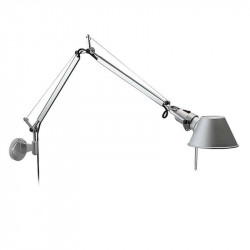 SIENINIS ŠVIESTUVAS TOLOMEO WALL METAL PILKAS | BODY