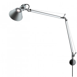 SIENINIS ŠVIESTUVAS TOLOMEO WALL METAL PILKAS | BODY kaina