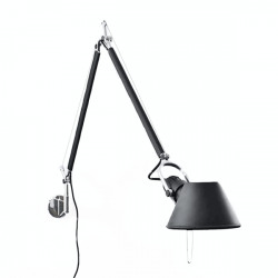 SIENINIS ŠVIESTUVAS TOLOMEO WALL JUODAS | BODY pigiau