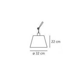 GAUBTAS TOLOMEO ŠVIESTUVAMS D32 SILK pigiau
