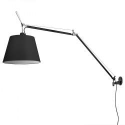 SIENINIS ŠVIESTUVAS TOLOMEO MEGA JUODAS | BODY