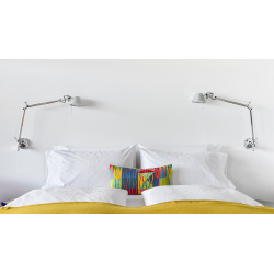 SIENINIS ŠVIESTUVAS TOLOMEO MINI WALL JUODAS | BODY skubiai