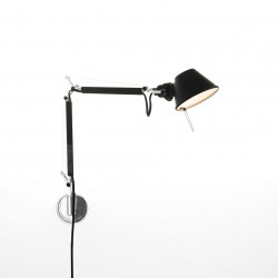 SIENINIS ŠVIESTUVAS TOLOMEO MICRO WALL JUODAS | BODY