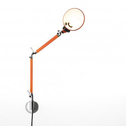 SIENINIS ŠVIESTUVAS TOLOMEO MICRO WALL BALTAS | BODY skubiai