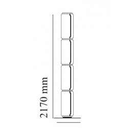 PASTATOMAS LED ŠVIESTUVAS NOCTAMBULE 4 45W H217| HIGH CYLINDER pigiau