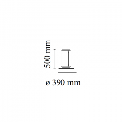 PASTATOMAS LED ŠVIESTUVAS NOCTAMBULE 18W H50 | LOW CYLINDER skubiai