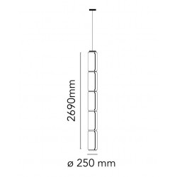 PAKABINAMAS LED ŠVIESTUVAS NOCTAMBULE 5 54W H269| HIGH CYLINDER atsiliepimai