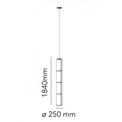 PAKABINAMAS LED ŠVIESTUVAS NOCTAMBULE 4 45W H184| LOW CYLINDER atsiliepimai