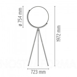 PASTATOMAS LED ŠVIESTUVAS SUPERLOON 48W JUODAS pristatymas